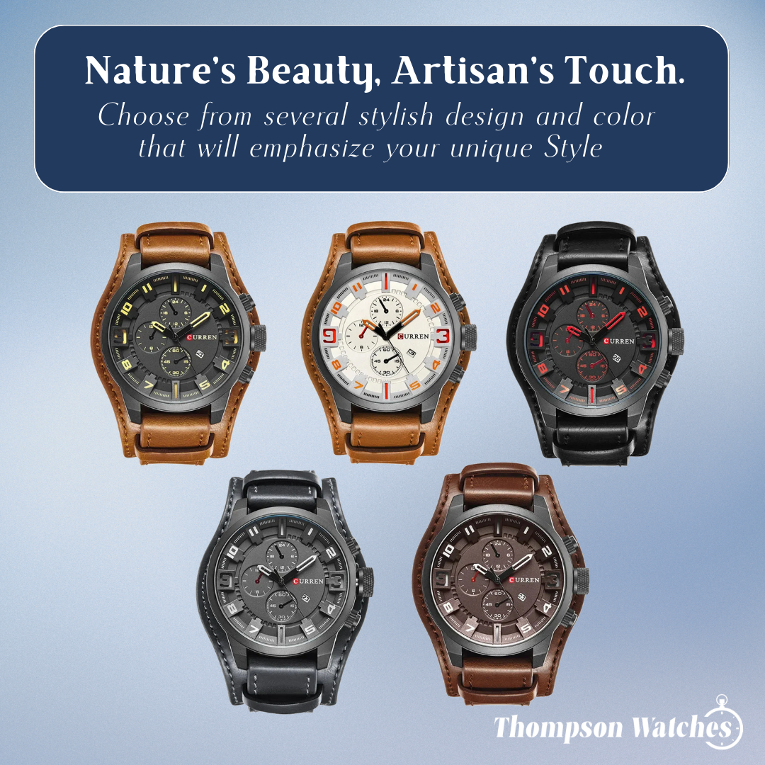 Thadeus | Sporty Men’s Chronograph Watch | 44mm