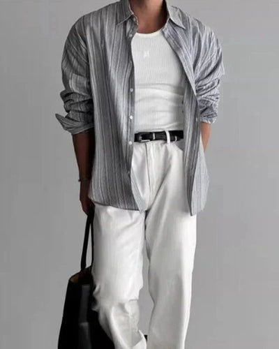 Vittore Striped Cotton Shirt