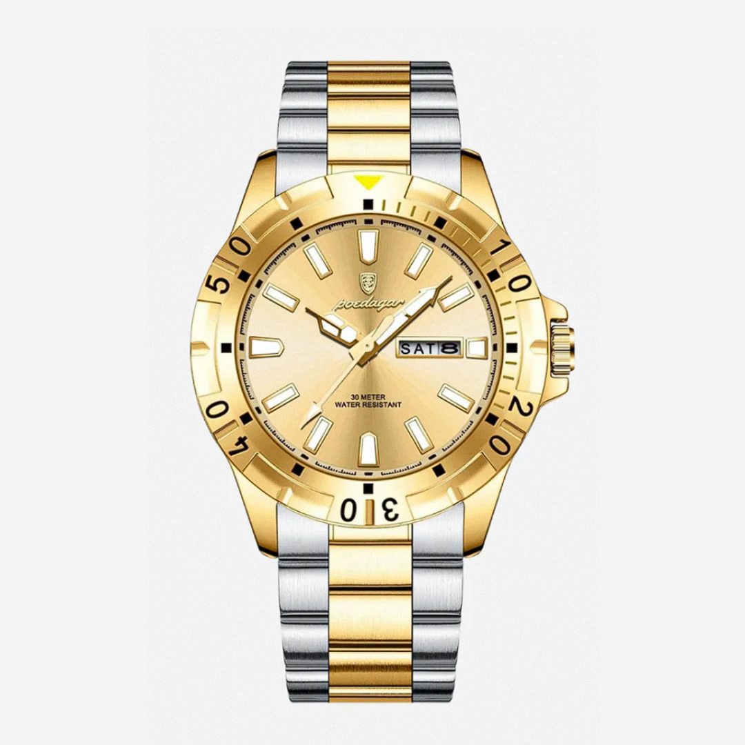 Maverick | Sporty Rotating Bezel Stainless Steel Watch