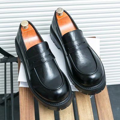 Lazzaro Moro Leather Dress Loafers