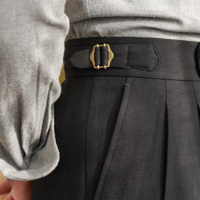 Fabrizio Marconi High-Waisted Business Casual Pants