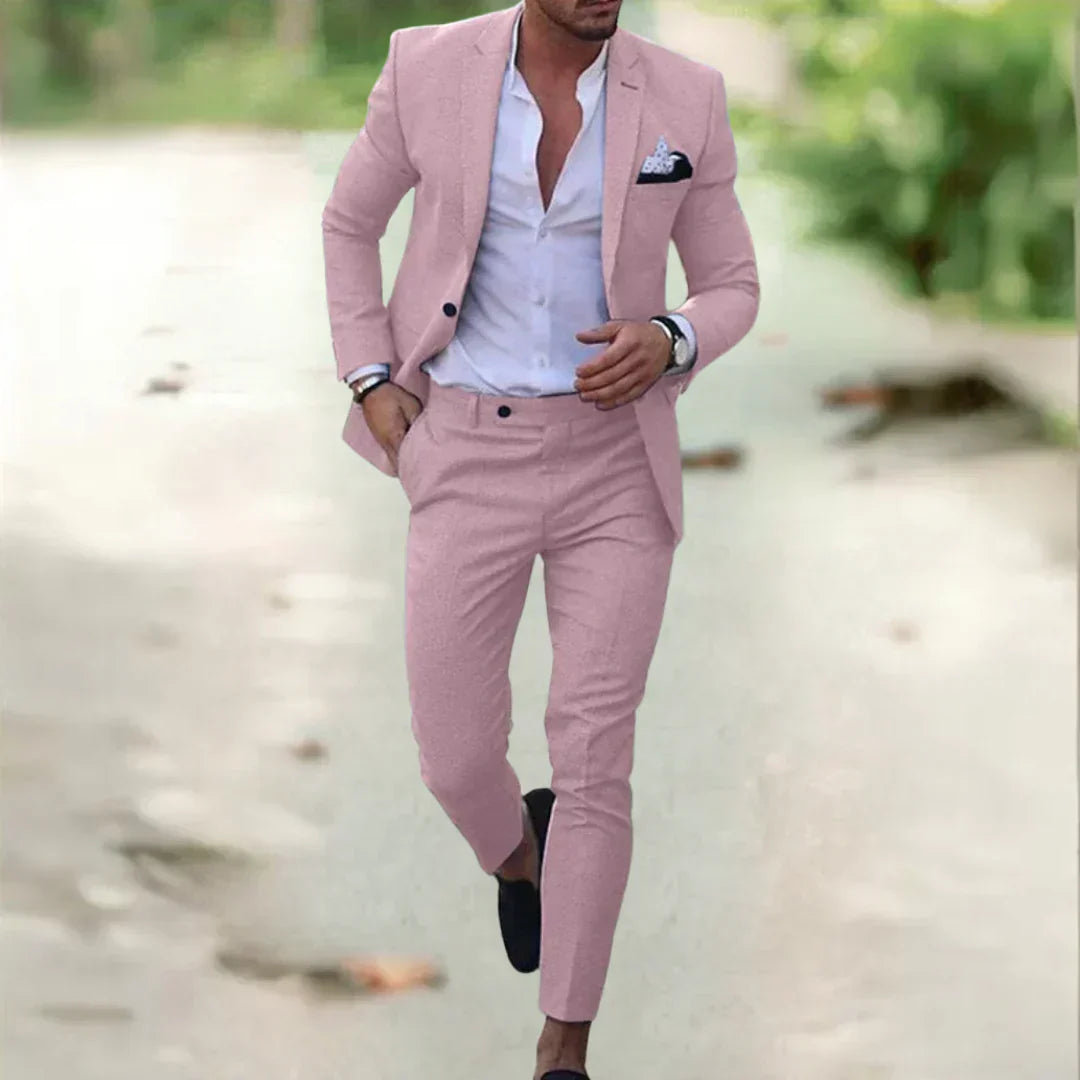 Avencea Lightweight Summer Suit for Style-Conscious Men