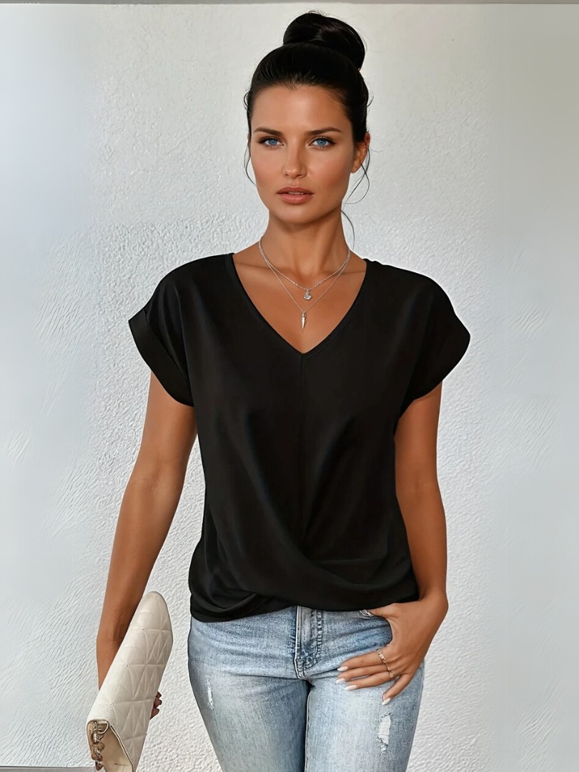 NORTHLINE STUDIO | V-NECK TWIST TOP