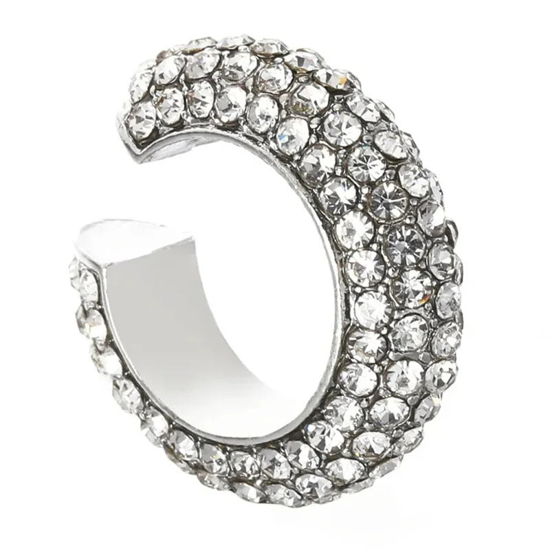 Halo Pavé Crystal Ear Cuff