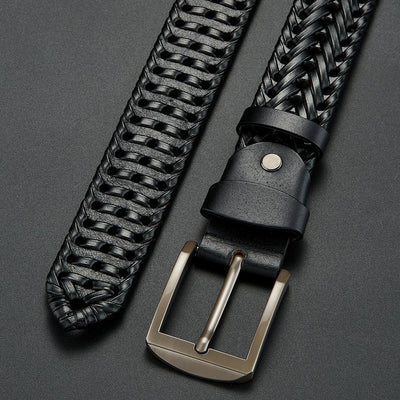 Kingsley Woven Leather Belt