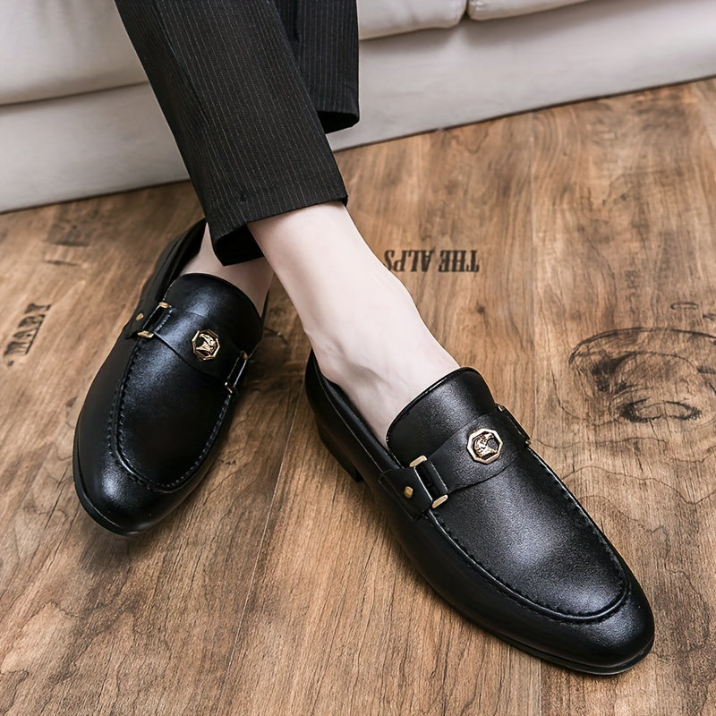 Davide Romano Leather Penny Loafers