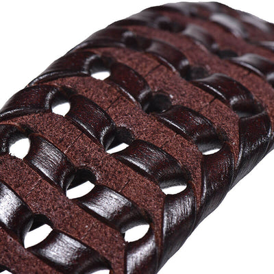 Kingsley Woven Leather Belt