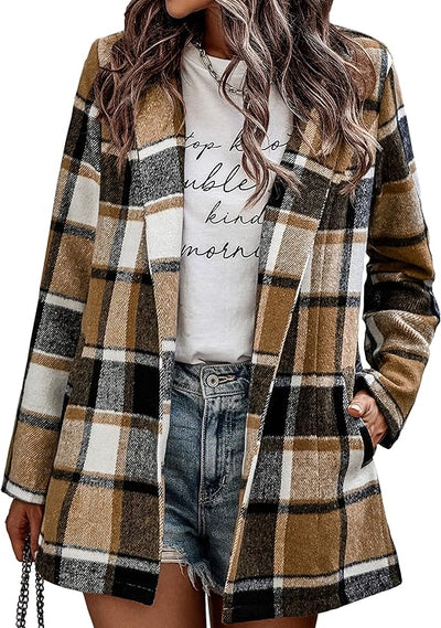 Avery™ - Vintage Plaid Blazer