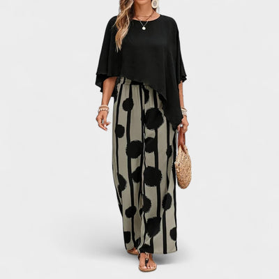 LAUREN | RELAXED PRINT PANTS SET