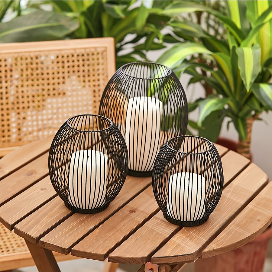 Vinthentic Iron Luminary Candle Holder