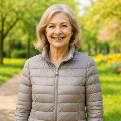 THE SERENA PUFFER JACKET | GRAY