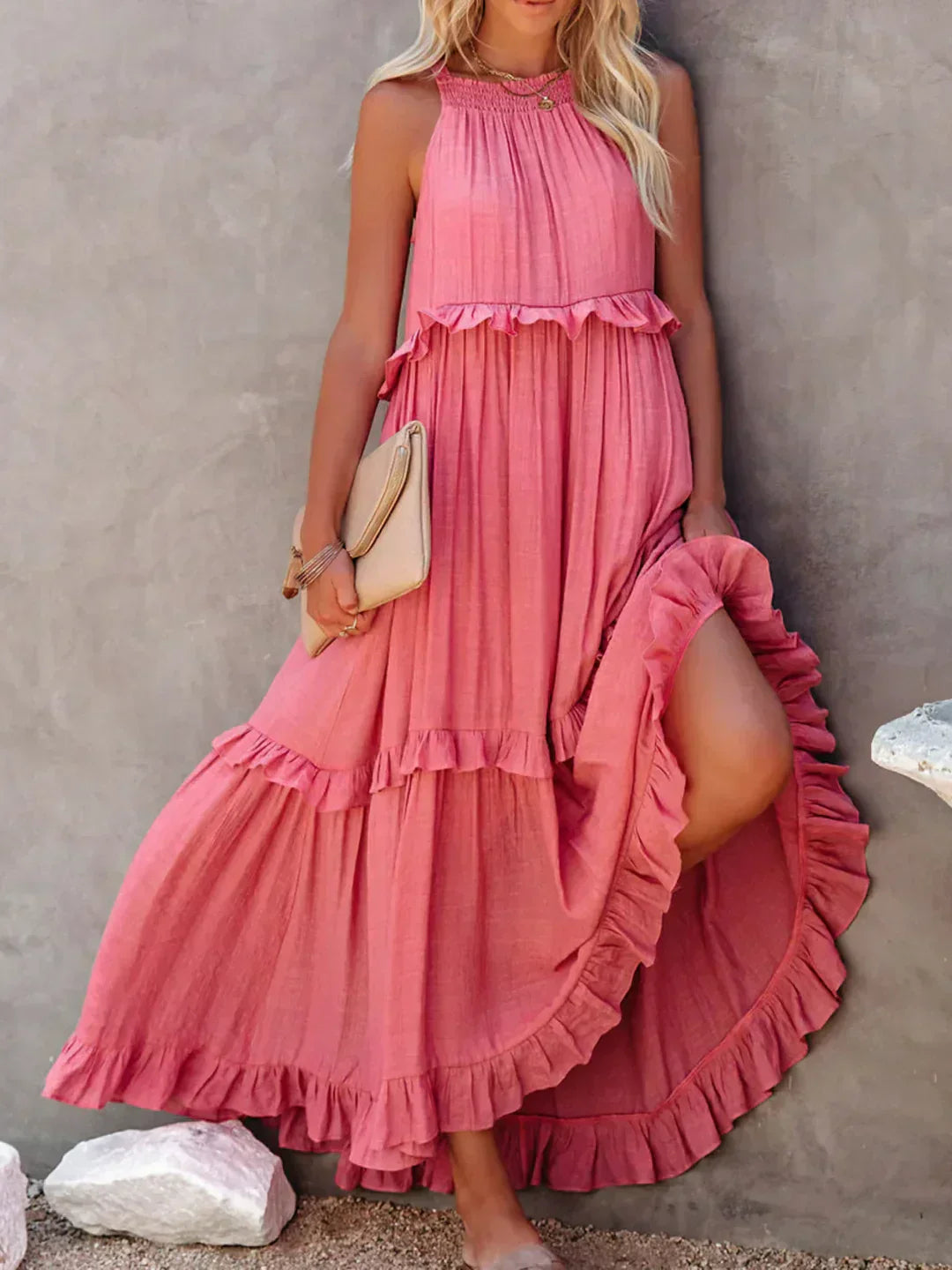 LUCIA | RELAXED TIERED MAXI DRESS
