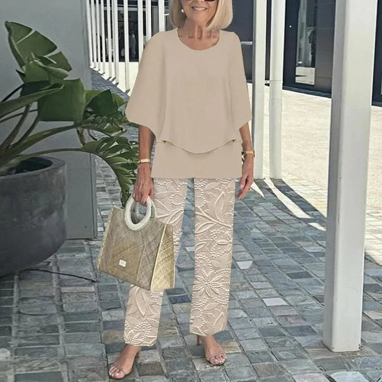 Lydia™ | Trendy Printed Two-Piece Set