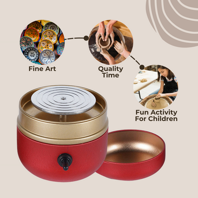 ClayMuse™ — Unleash Your Inner Artist Anytime with Effortless, Whisper-Quiet Pottery Magic