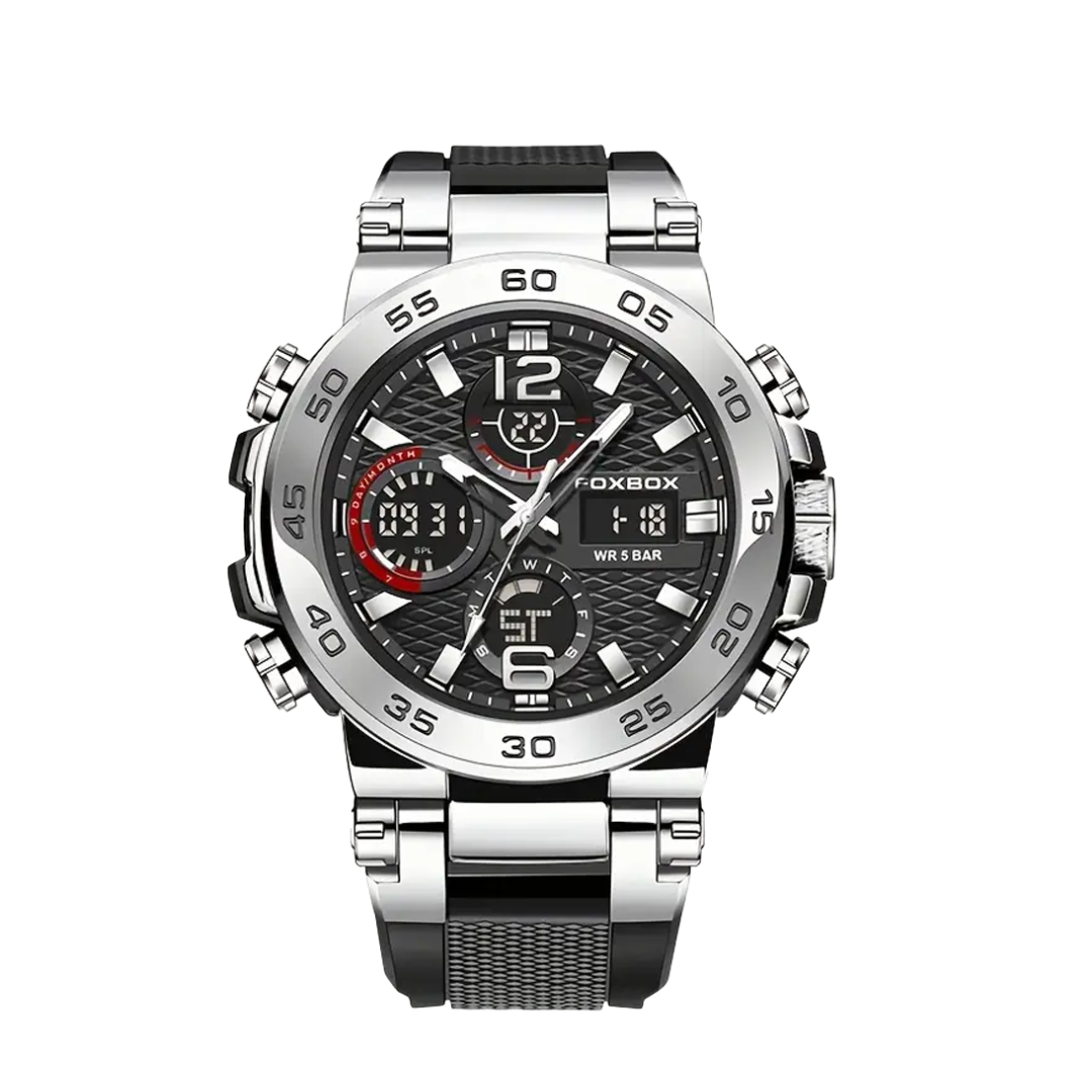 Nate | Men's Dual Display Digital Military Quartzwatch