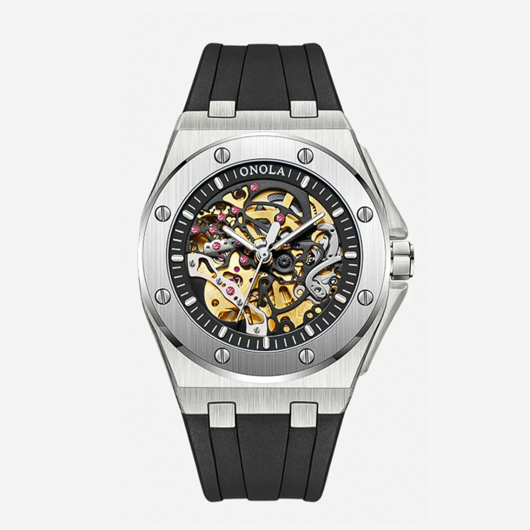 Zayden | Sporty Modern Eye-Catching Skeleton Watch