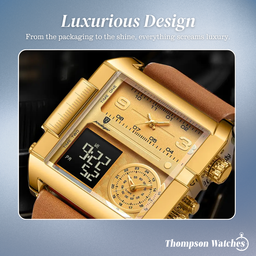 Alex | Men's Double Calendar Quartz Wristwatch