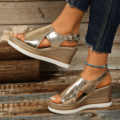 Helen | Elegant Wedge Sandals