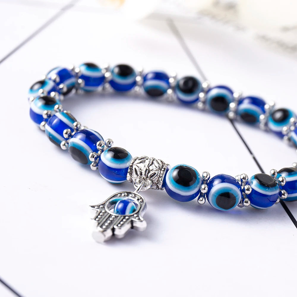 Saphira Evil Eye Charm Anklet