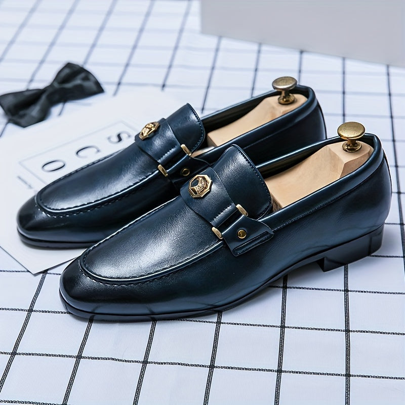 Davide Romano Leather Penny Loafers