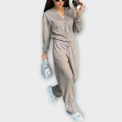 Chantal - Long Sleeve Top and Pants Set