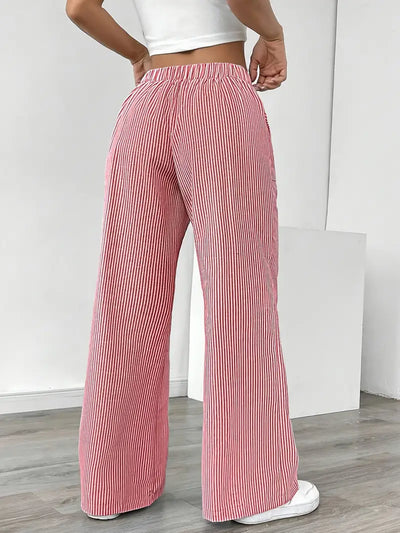 Alina™ | Elegant Striped Pants with Pockets