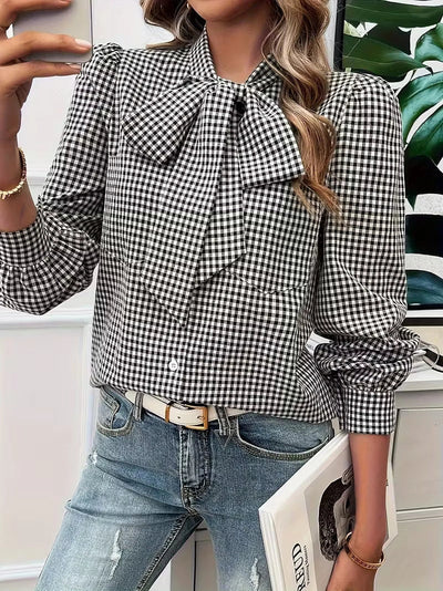 THE MEELLA | BOW-TIE BLOUSE