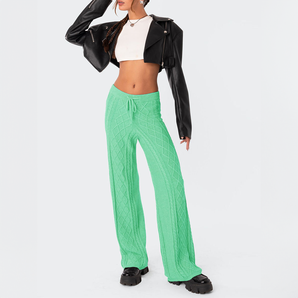 Amara Knit Wide-Leg Pants