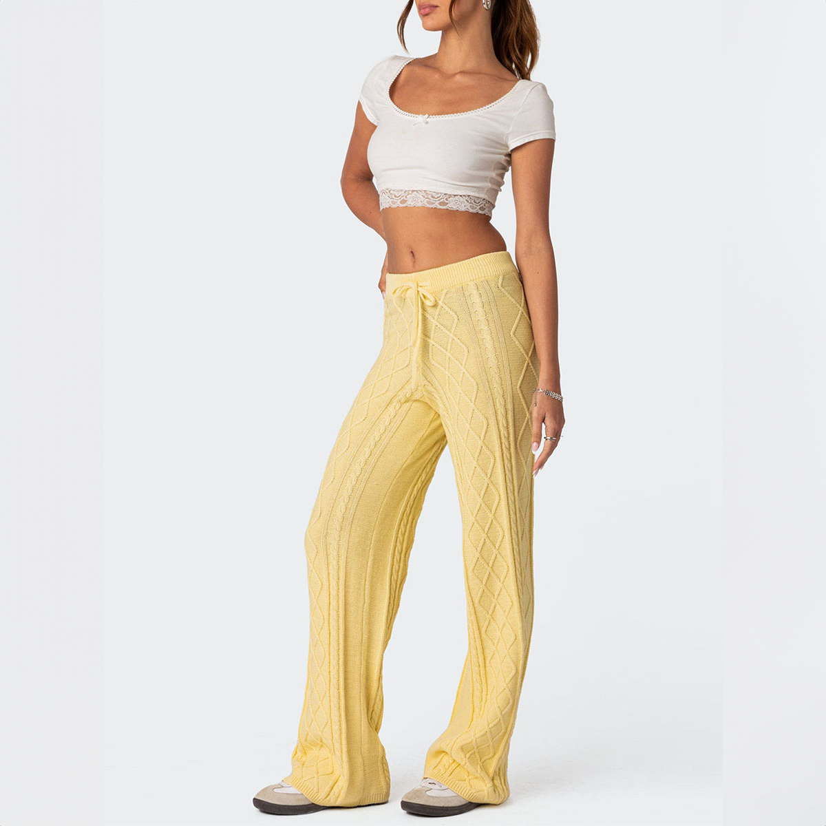 Amara Knit Wide-Leg Pants