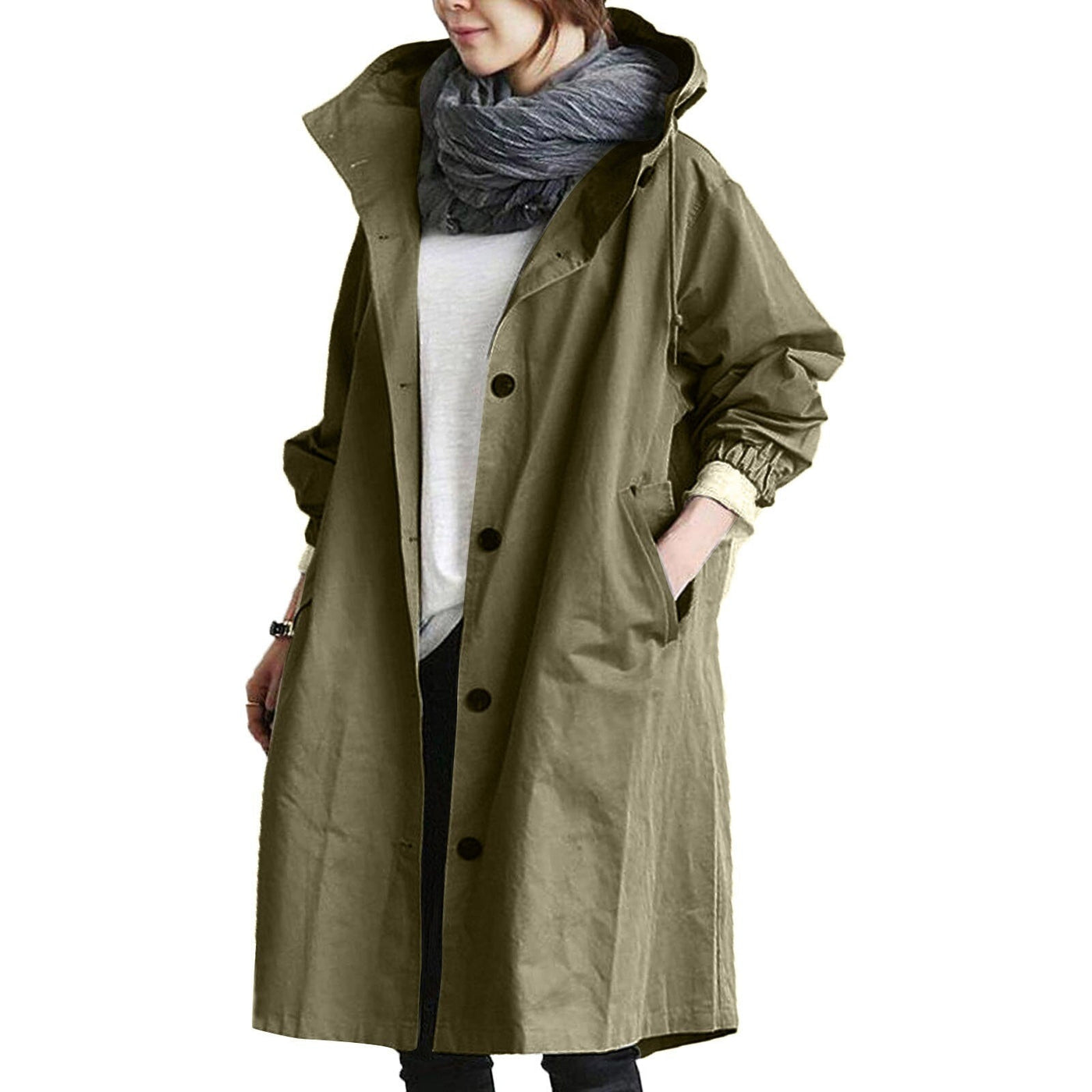 Avencea - Women's Long Waterproof Raincoat for Every Season