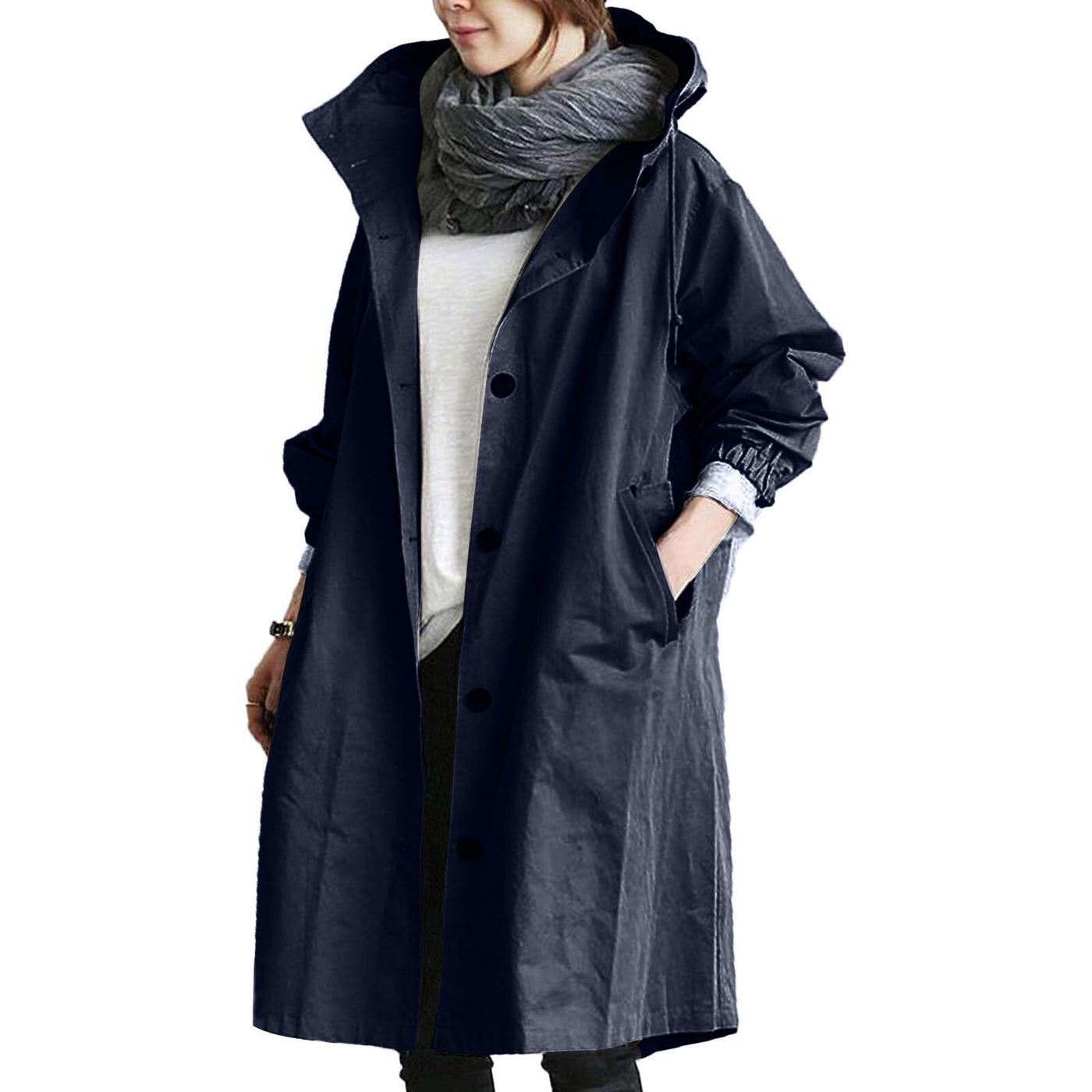 Kimberly | Women’s Casual Long Hooded Coat