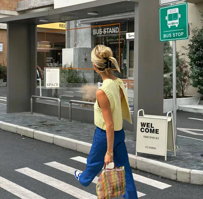 Amy | Cardigan Knitted Backless Top