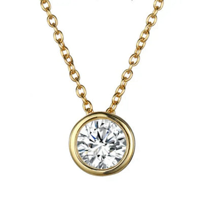 Lunaria Gemmara Birthstone Necklace | Gold 18k