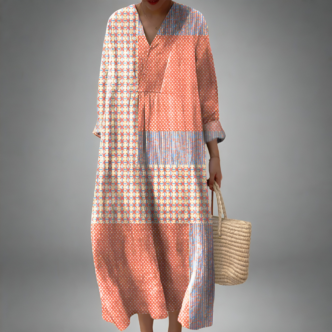 Bethany™ – Retro Patchwork Dress for Women