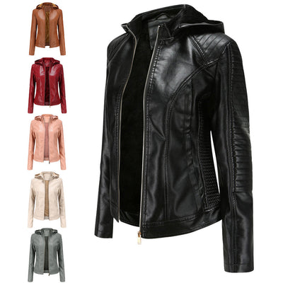 Avencea - Elegant leather jacket in stylish design