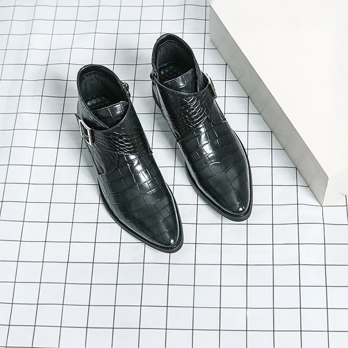 "Ambassador" Ankle Leather Boots