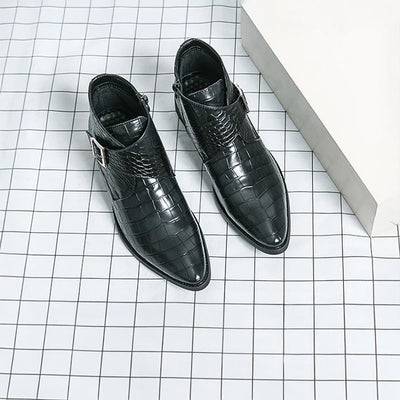 "Ambassador" Ankle Leather Boots