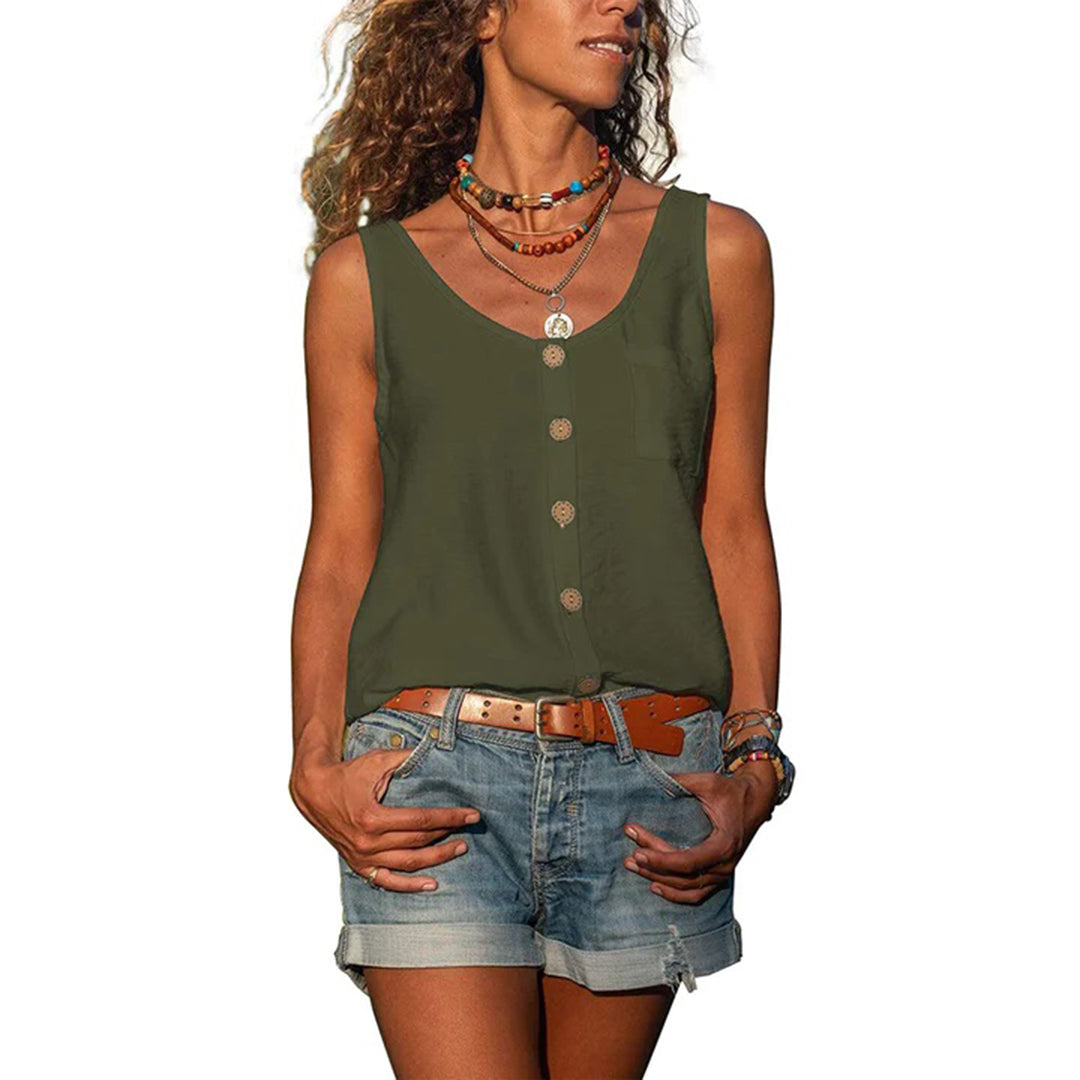 Avencea - Casual Sleeveless Top