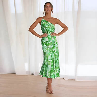 Ashley ~ Maxi Dress with Floral Pattern