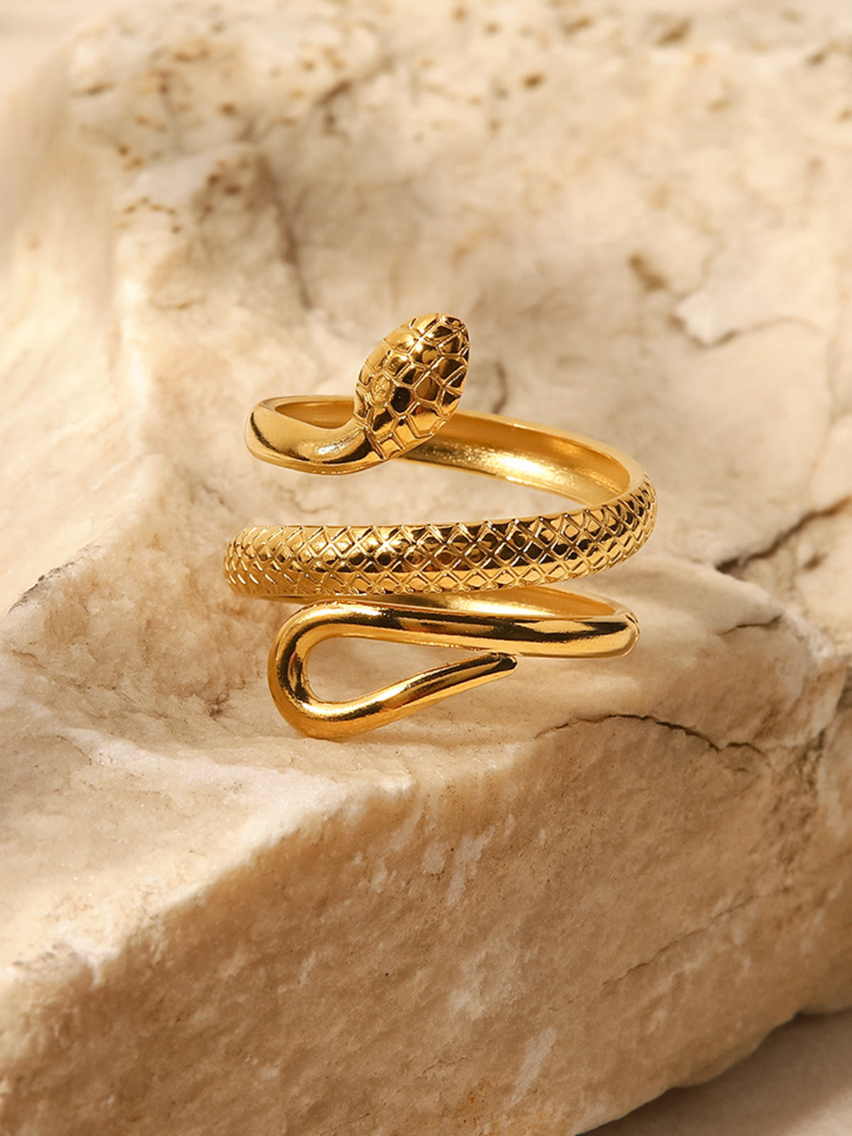 Aubrey | Adjustable Snake Ring