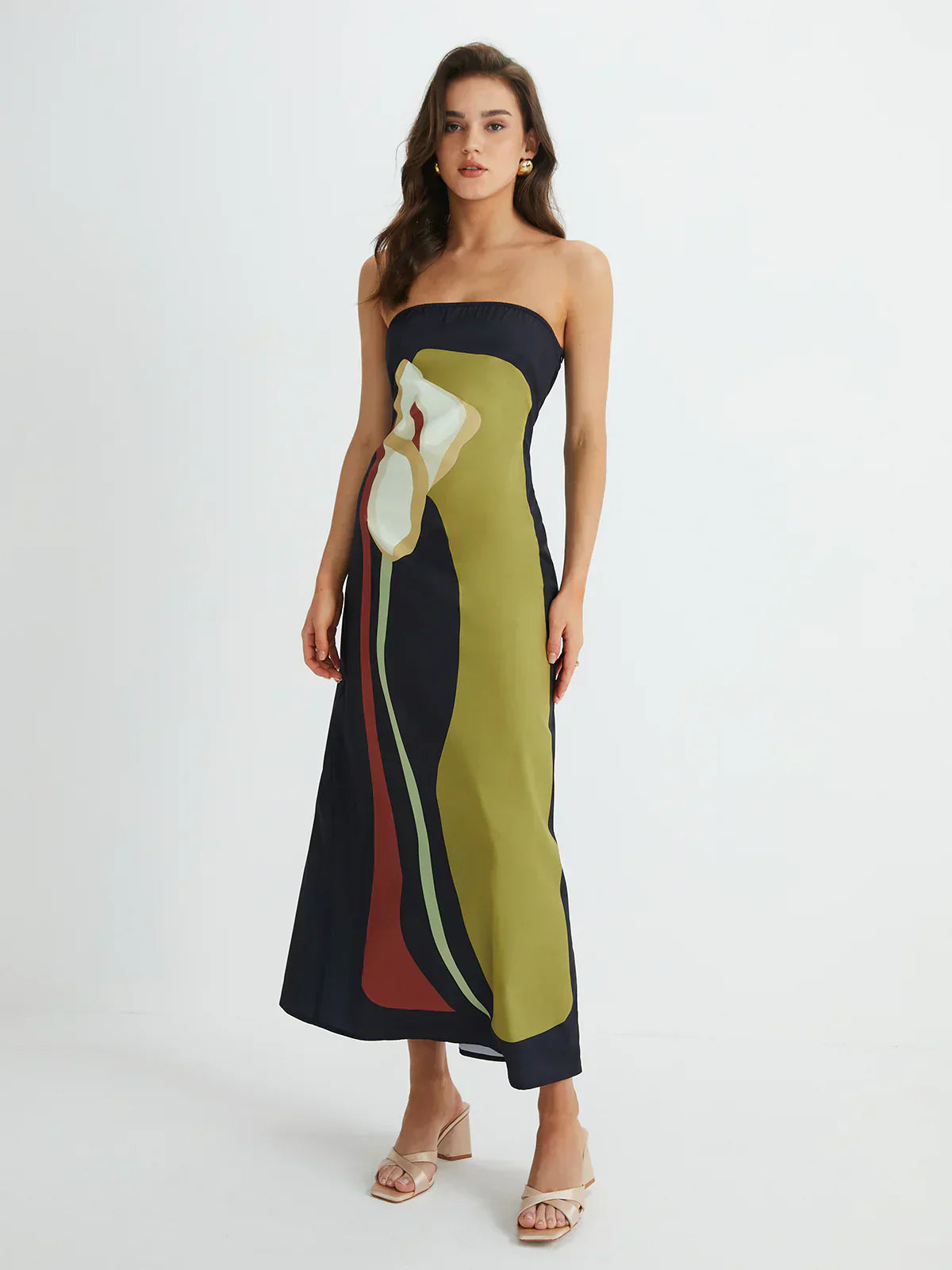 Galina -  Classic Maxi Dress for Summer