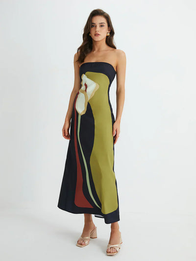 Galina -  Classic Maxi Dress for Summer