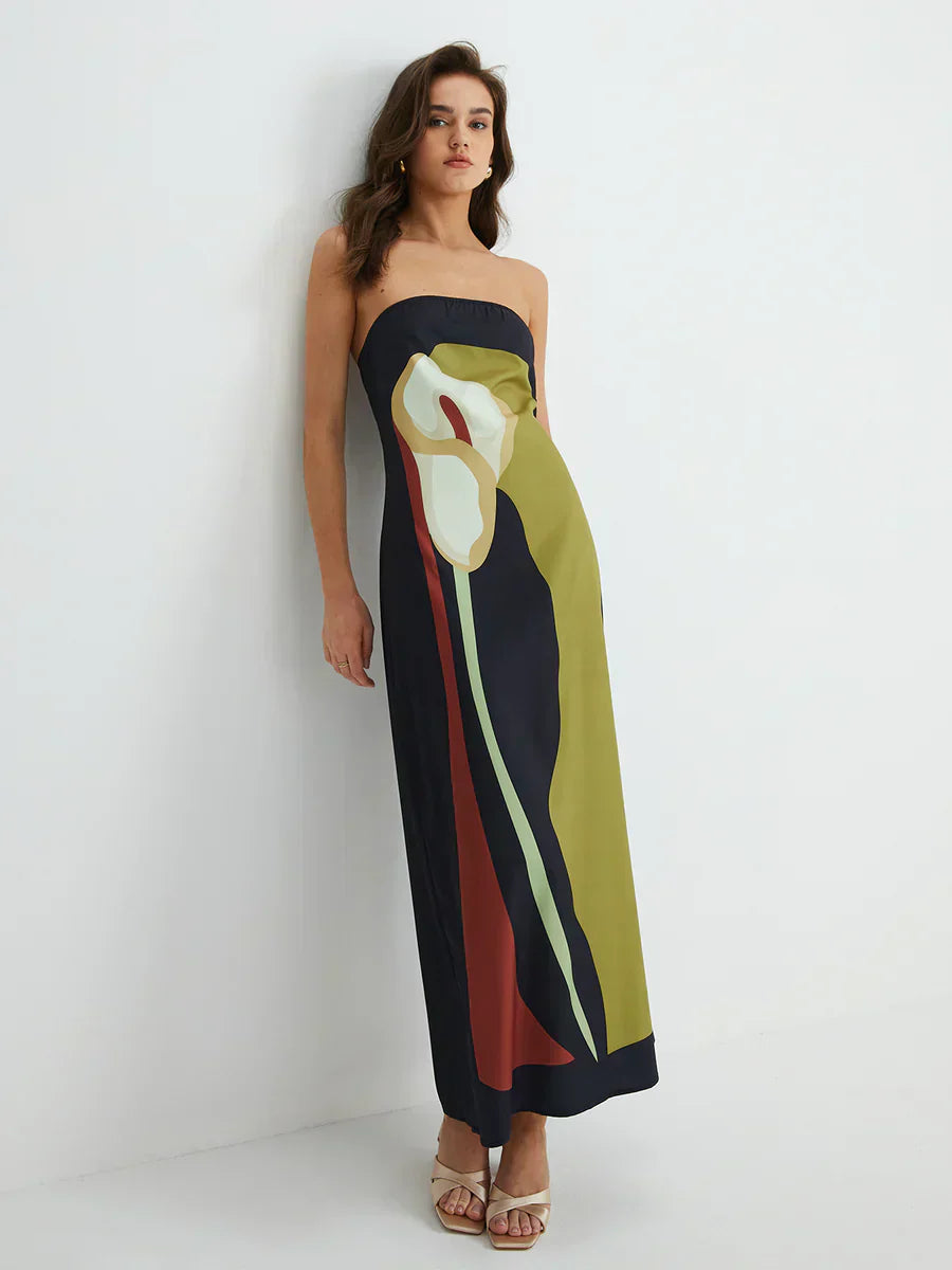 Galina -  Classic Maxi Dress for Summer