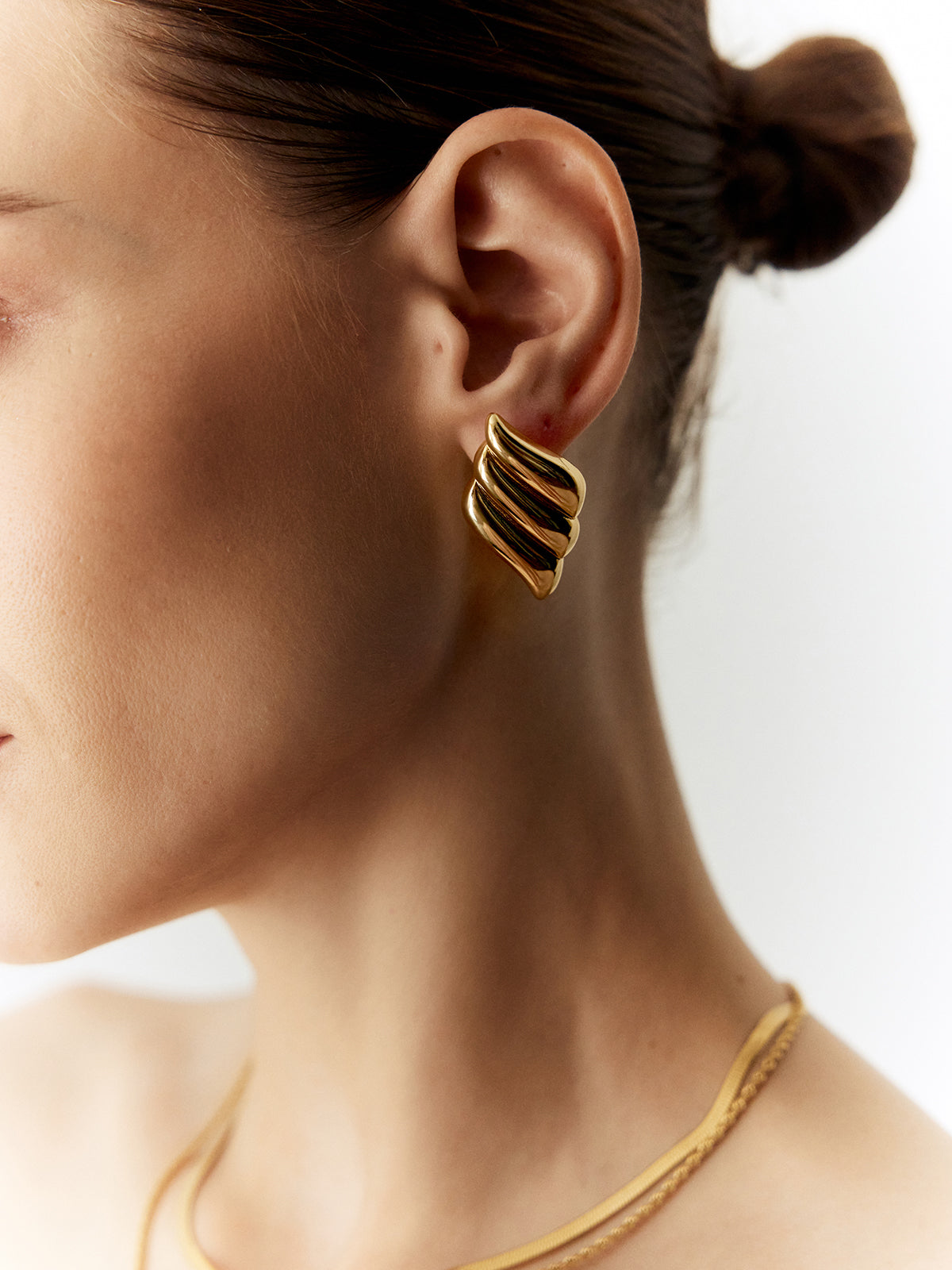 Aitana | Three Layer Wing Earrings