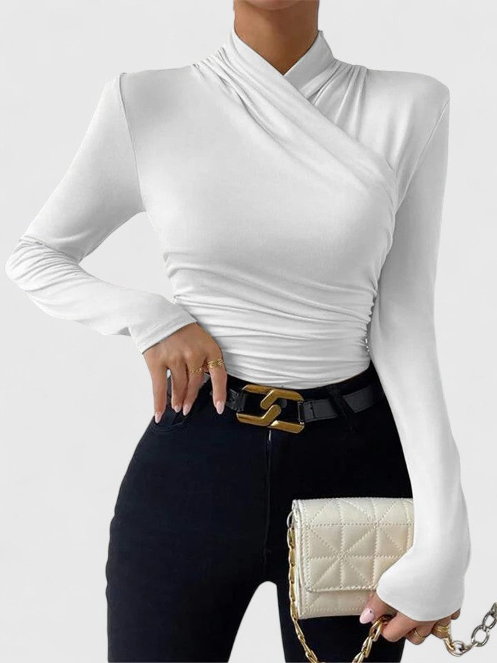 Pearl | Elegant Wrap Top