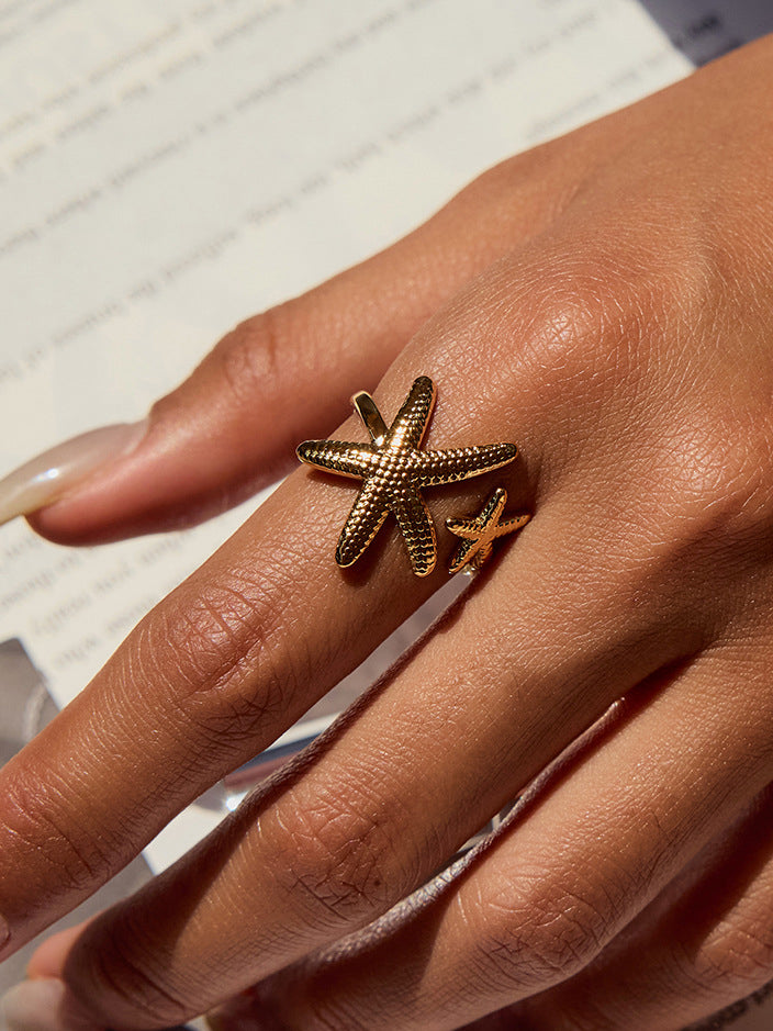 Mikaela | Starfish Open Ring