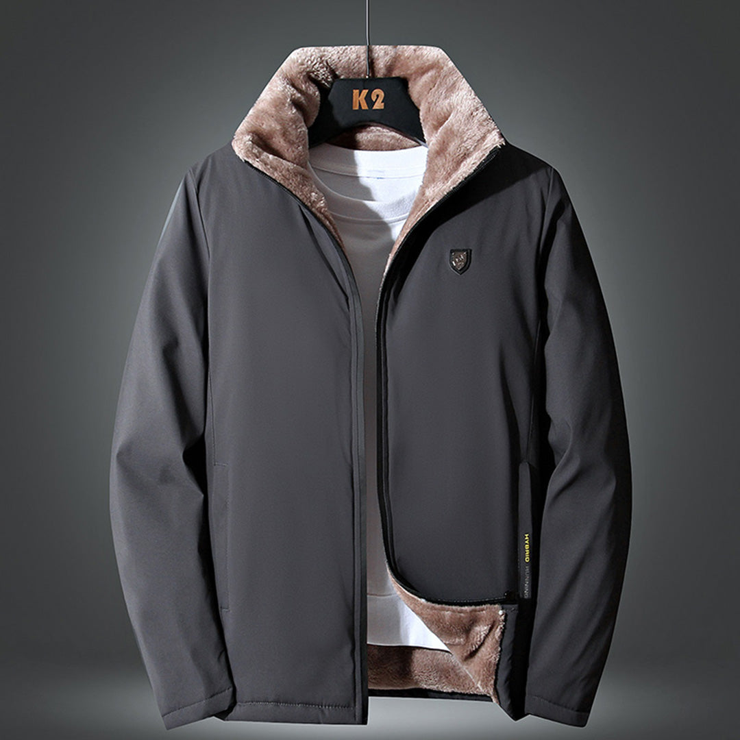 Avencea - Long winter coat with padded interior for men
