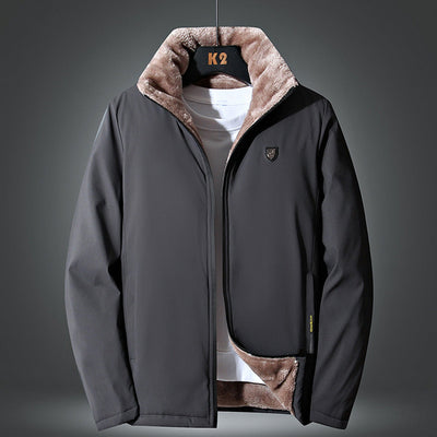 Avencea - Long winter coat with padded interior for men