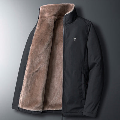 Avencea - Long winter coat with padded interior for men