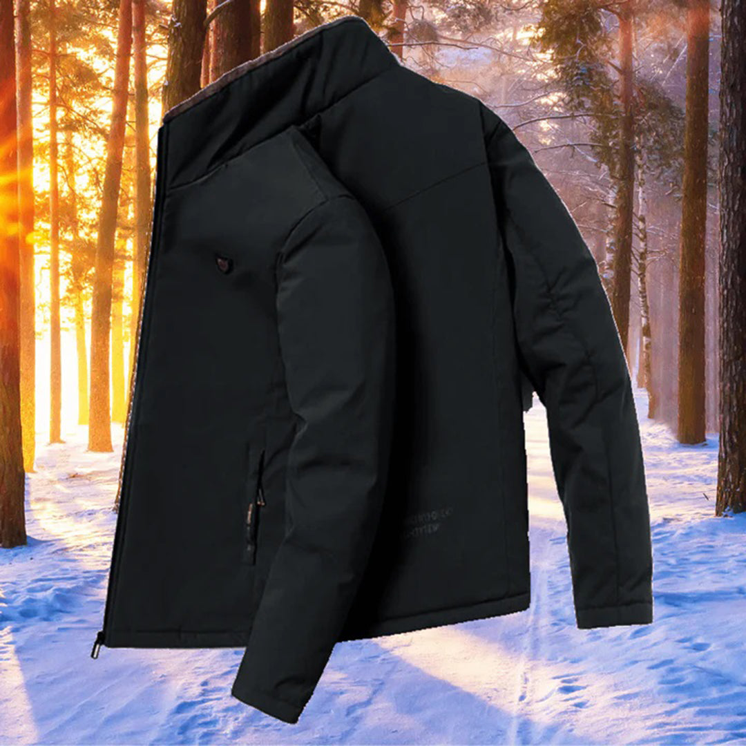 Avencea - Long winter coat with padded interior for men